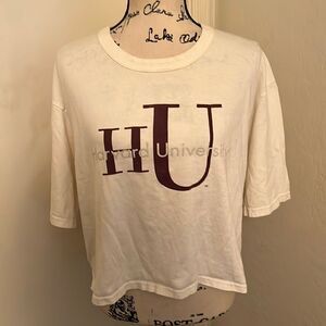 Champion Harvard University White Crop Top